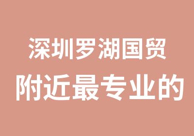 深圳罗湖国贸附近专业的商务汉语培训学校