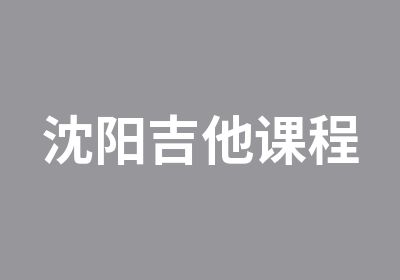 沈阳<em>吉他</em>课程