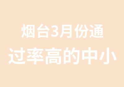 烟台3月份高的中小学教师资格证培训