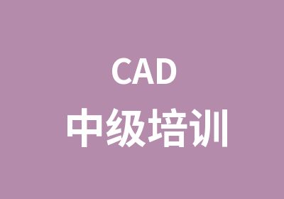 CAD中级培训