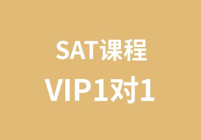 SAT课程VIP1对1