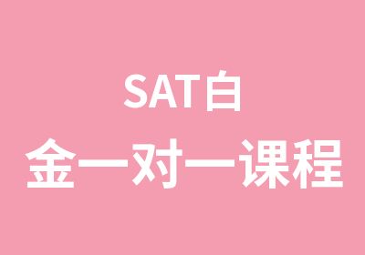 SAT白金课程