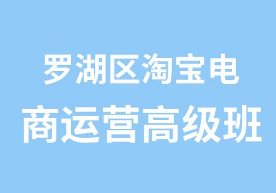 罗湖区电商运营班培训