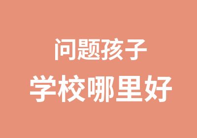 问题孩子学校哪里好