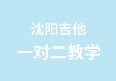 沈阳吉他一对二教学