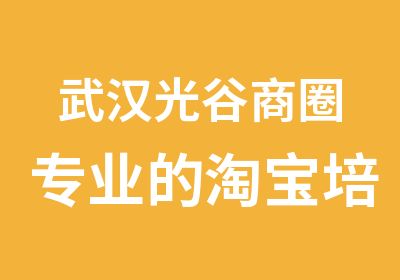 武汉光谷商圈专业的培训班