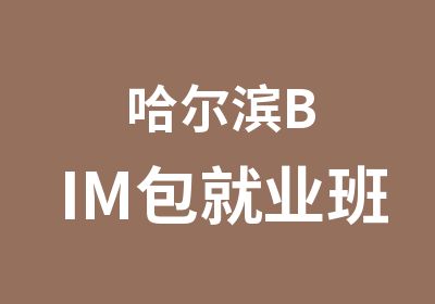 哈尔滨BIM班