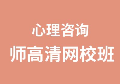 心理咨询师高清网校班