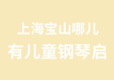 上海宝山哪儿有儿童钢琴启蒙课/上海宝山哪里有钢琴家教/上海宝山万达儿童钢琴班