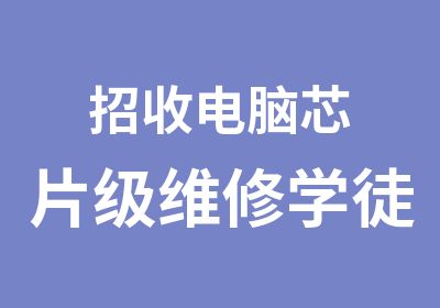 招收电脑芯片级维修学徒