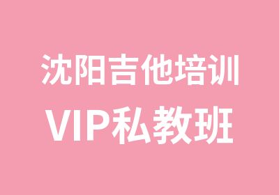 沈阳吉他培训VIP私教班