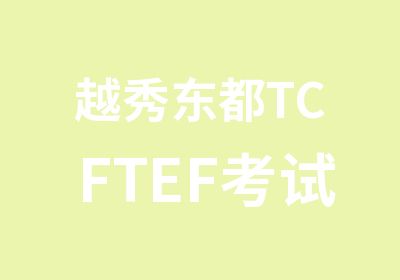 越秀东都TCFTEF考试直通车培训班