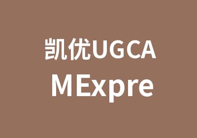 凯优UGCAMExpress开班了