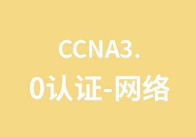 CCNA3.0认证-网络工程师