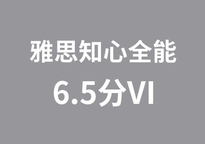 雅思知心全能6.5分VIP全程班(直播强化版)