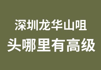 深圳龙华山咀头哪里有室内设计培训