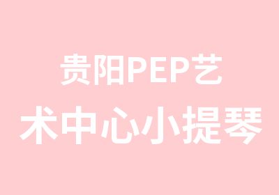 贵阳PEP艺术中心小提琴培训