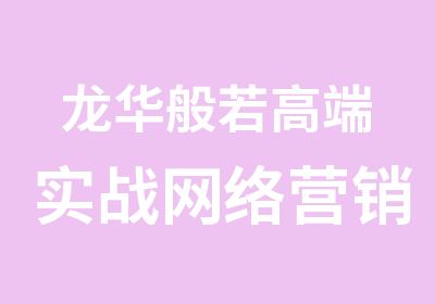 龙华般若高端实战网络营销培训学院