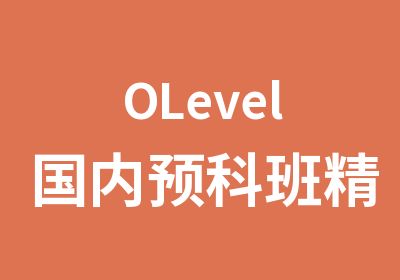 OLevel国内精品培训课程