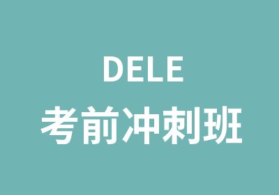 DELE考前冲刺班