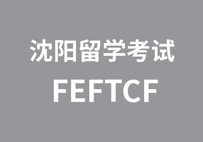 沈阳留学考试FEFTCF培训