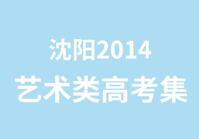 沈阳2014艺术类高考集训班