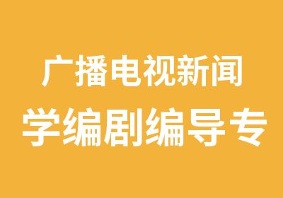 广播电视新闻学编剧编导专业艺术高考速成班