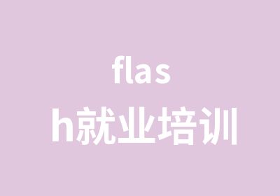 flash就业培训