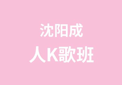 沈阳成人K歌班