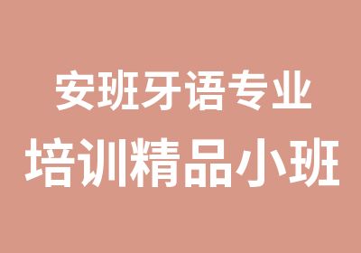 安班牙语专业培训精品小班随到随学