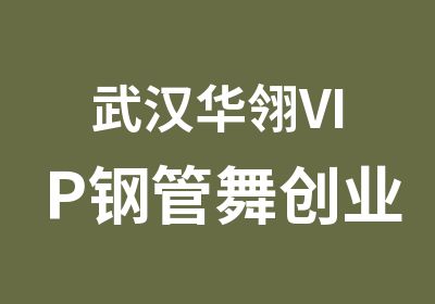 武汉华翎VIP钢管舞创业班