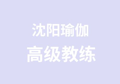 沈阳瑜伽教练