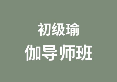 初级瑜伽导师班