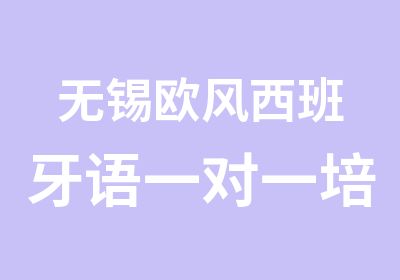 无锡欧风西班牙语培训怎么样