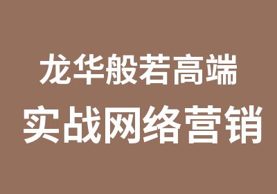 龙华般若高端实战网络营销培训学院