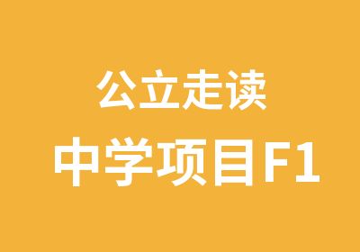 公立走读中学项目F1