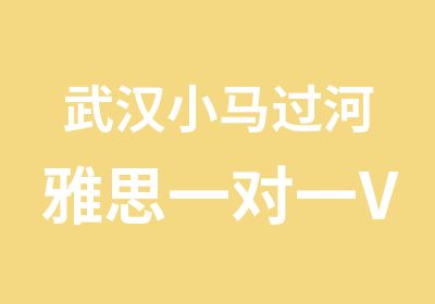 武汉小马过河雅思VIP小时