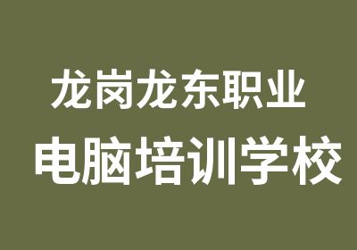 龙岗龙东职业电脑培训学校