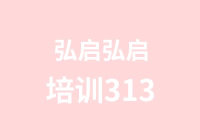 弘启弘启培训313