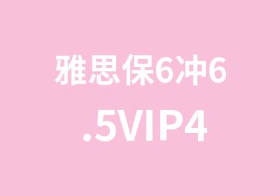 雅思保6冲6.5VIP4人班