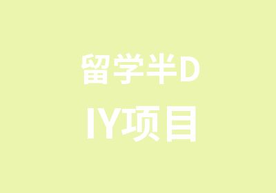 留学半DIY项目