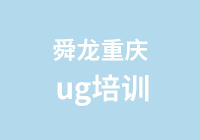 舜龙重庆ug培训