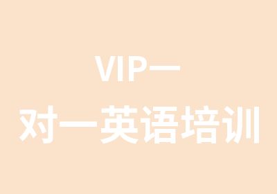 VIP英语培训