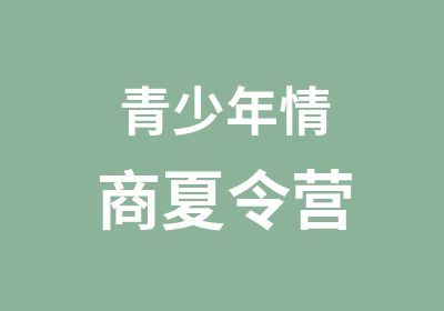 青少年情商夏令营