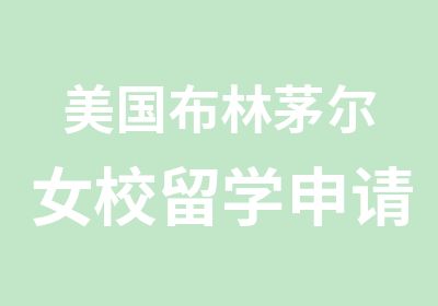 美国布林茅尔女校留学申请