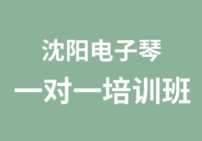 沈阳电子琴培训班