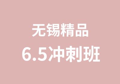 无锡精品6.5冲刺班