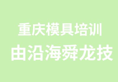 重庆模具培训由沿海舜龙技术支持