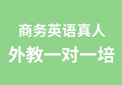 商务英语真人外教培训课程