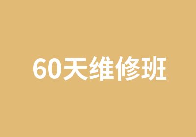 60天维修班